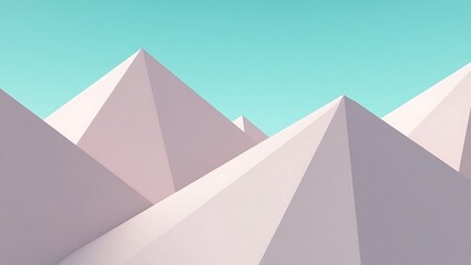 Background, Low-Poly Happy Land &ndash; Polygonal Fantasy Landscape