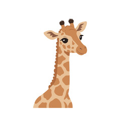 Obraz premium Friendly Giraffe Portrait with Detailed Spots and Smiling Expression.
