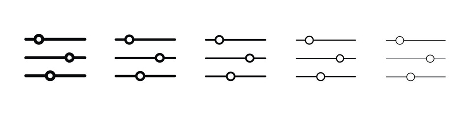 Filter Control icon vector, Symbol, logo illustrations