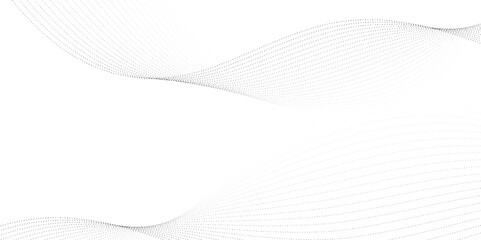 Abstract halftone flowing wavy colorful gradient dots shape isolated on transparent background. Digital future technology concept. Design for web design, music, cover, technology, science, data