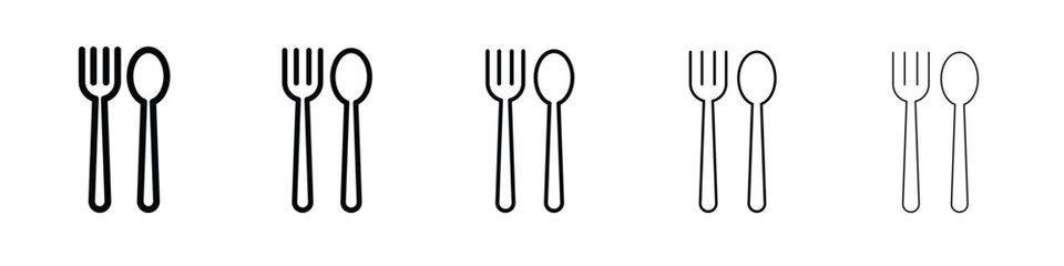 Fork and Knife icon vector, Symbol, logo illustrations