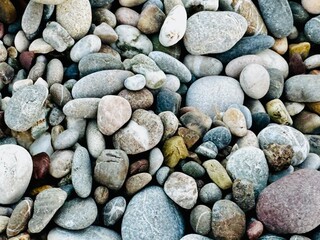 pebbles on the beach