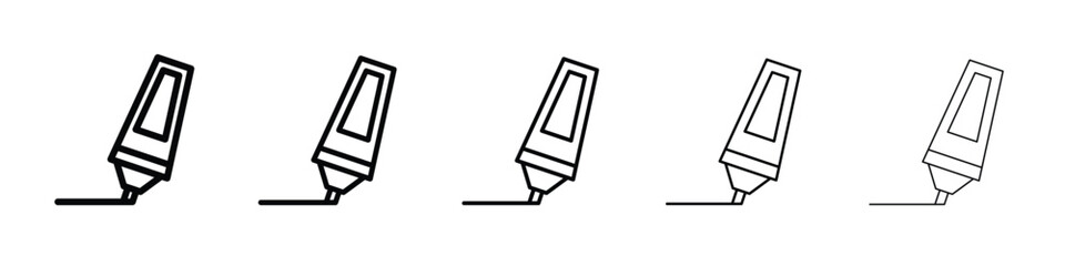 Highlighter icon vector, Symbol, logo illustrations