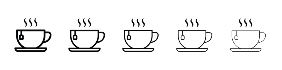 Hot tea icon vector, Symbol, logo illustrations