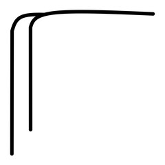 Chinese frame corner vector