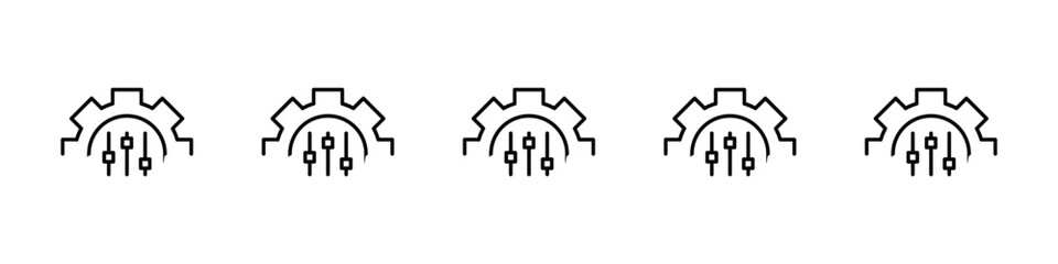 Mass customization icon vector, Symbol, logo illustrations