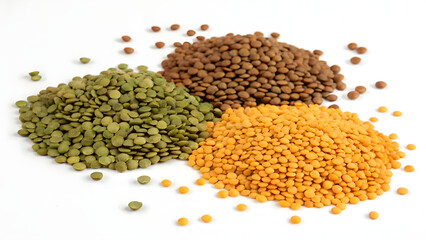different kinds of lentils