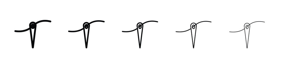 Needle icon vector, Symbol, logo illustrations