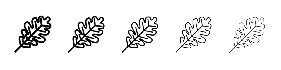 Oak Leaf icon vector, Symbol, logo illustrations