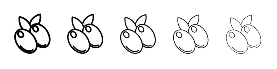 Olive icon vector, Symbol, logo illustrations