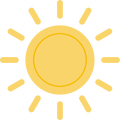 cute childish weather element clipart 