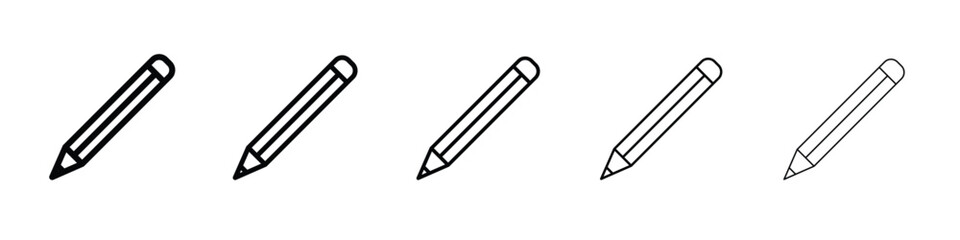 Pencil icon vector, Symbol, logo illustrations