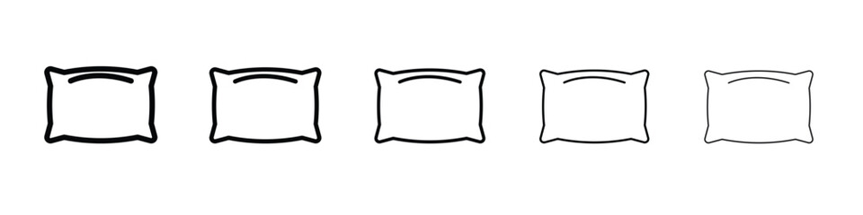 Pillow icon vector, Symbol, logo illustrations