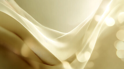 Soft white wave shadows drifting—an abstract gradient background evoking tranquility and lightness