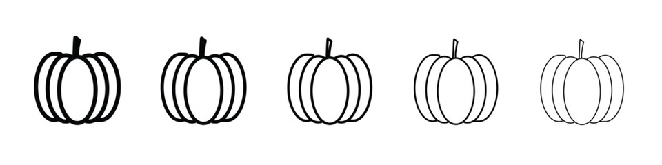 Pumpkin icon vector, Symbol, logo illustrations