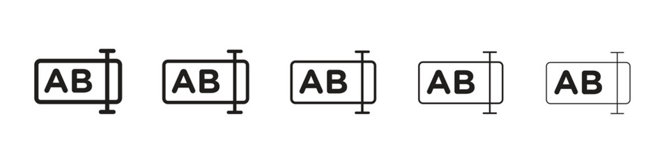Rename icon vector, Symbol, logo illustrations