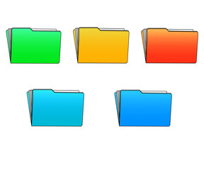 ファイルアイコンイラスト素材_セット