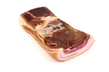 Speck Ham Slice, isolated on white background