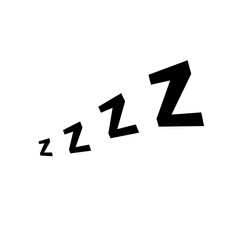ZZZZ sleeping doodle icon 