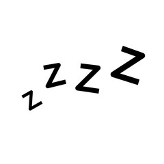 ZZZZ sleeping doodle icon 