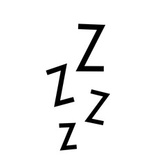 ZZZZ sleeping doodle icon 