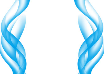 Naklejka premium FRAME LIGHT BLUE WAVE ABSTRACT BACKGROUND
