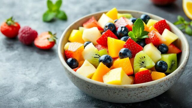 fresh fruit salad