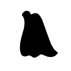 Superhero cloaks silhouette 