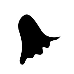 Superhero cloaks silhouette 