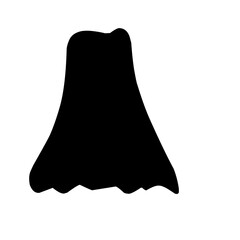 Superhero cloaks silhouette 