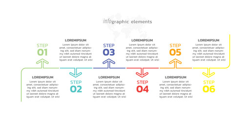 Background business infographic elements for the presentation