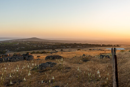 Rural sunset at Port Lincoln