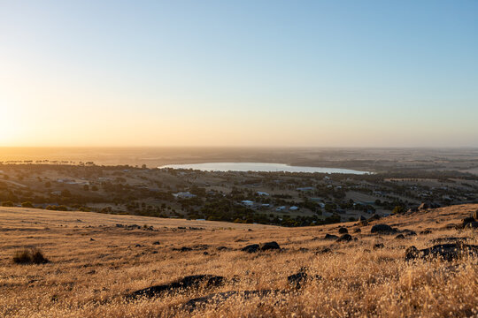 Rural sunset at Port Lincoln