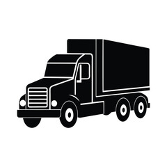 truck isolated on white