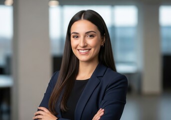 Fototapeta premium Smiling businesswoman portrait 