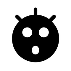 Ladybug icon vector illustration