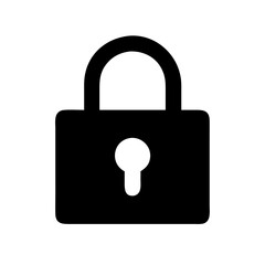 Padlock icon vector illustration