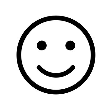 Naklejki Smiley face icon vector illustration