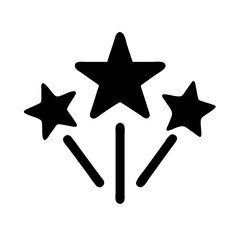 Celebration stars icon vector illustration
