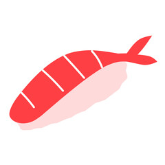 Japanese sushi illustration