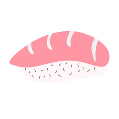 Japanese sushi illustration
