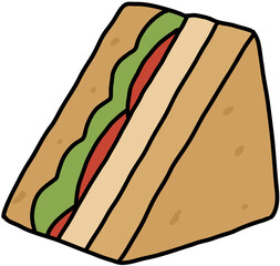 whole wheat sandwich