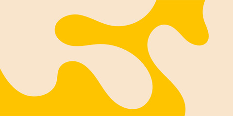 A minimal wavy abstract background with pastel colors, inspired by 60s and 70s retro style.Vector illustration.