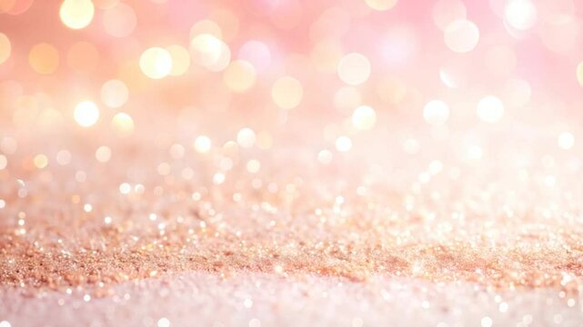 Pink peach bokeh background