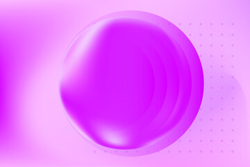 Abstract digital background with luminous glossy pink, purple sphere. Lavender gradient texture with dotted pattern. Ideal for technology presentation, corporate design, futuristic technology
