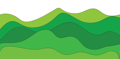 vector illustration of a mountain landscape background