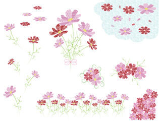 コスモス　イラスト