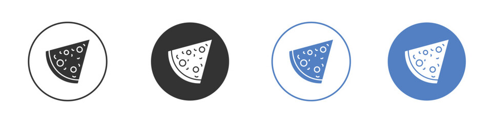 Pizza icon vector, Symbol, logo illustrations