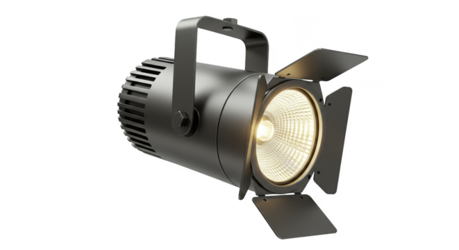 3D Rendering Spotlight Fixture Stage Lighting Theater Equipment