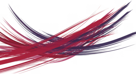 Abstract Background of Red and Purple Brush Strokes with Transparent Style